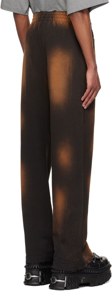 Trenirka We11done Washed Logo Sweatpants Rjava | WD-TA3-24-701-U-BK, 2