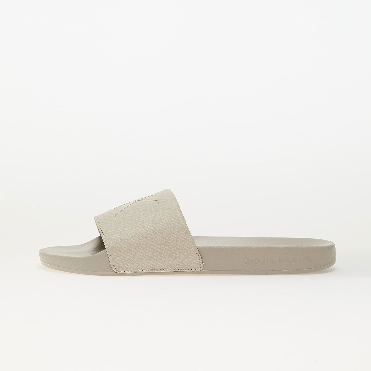 Superge in čevlji CALVIN KLEIN Slide Aop Print Beige Bež | YM0YM01269 ACF, 0