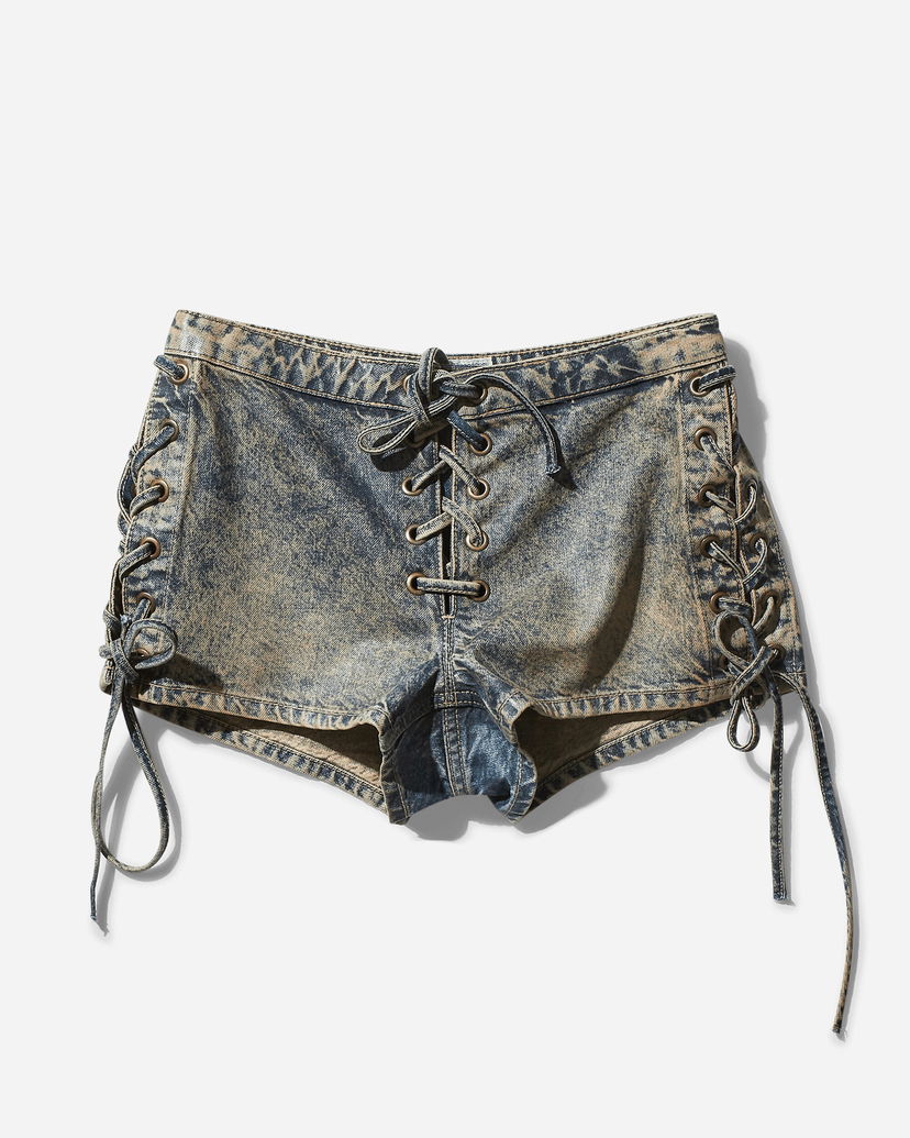 Kratke hlače GUESS Denim Shorts Stone Wash Modra | W4BD0JD4RV9 GUS2