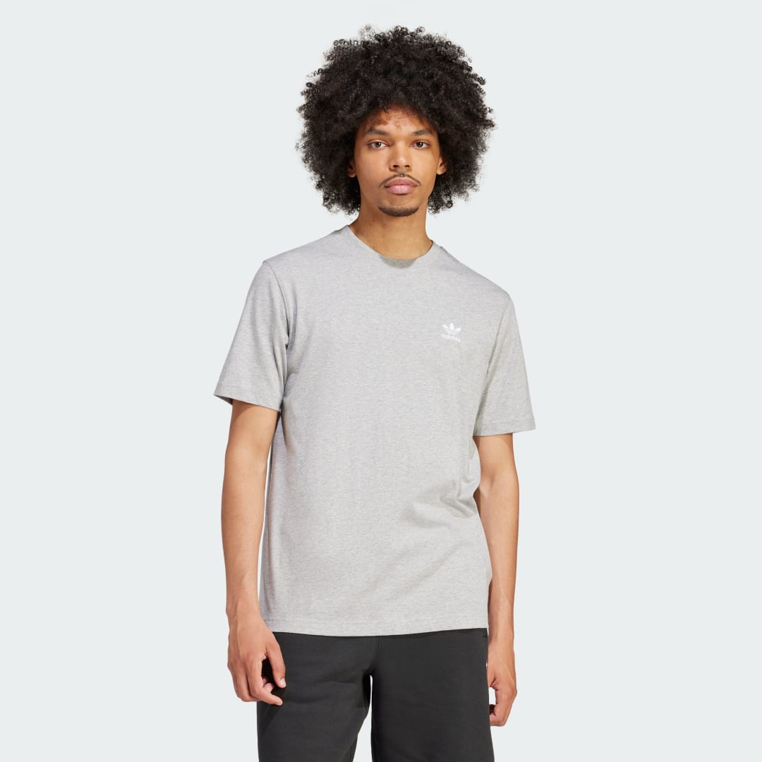 Majica adidas Originals Trefoil Essentials T-shirt Siva | IR9692, 1