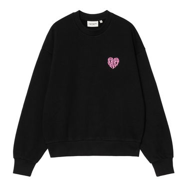Pulover Carhartt WIP Black Graphic Print Sweatshirt Črna | I034419_8, 0