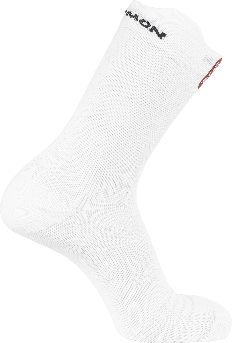Nogavice Salomon S/LAB Glide Crew Socks Bela | lc2625400