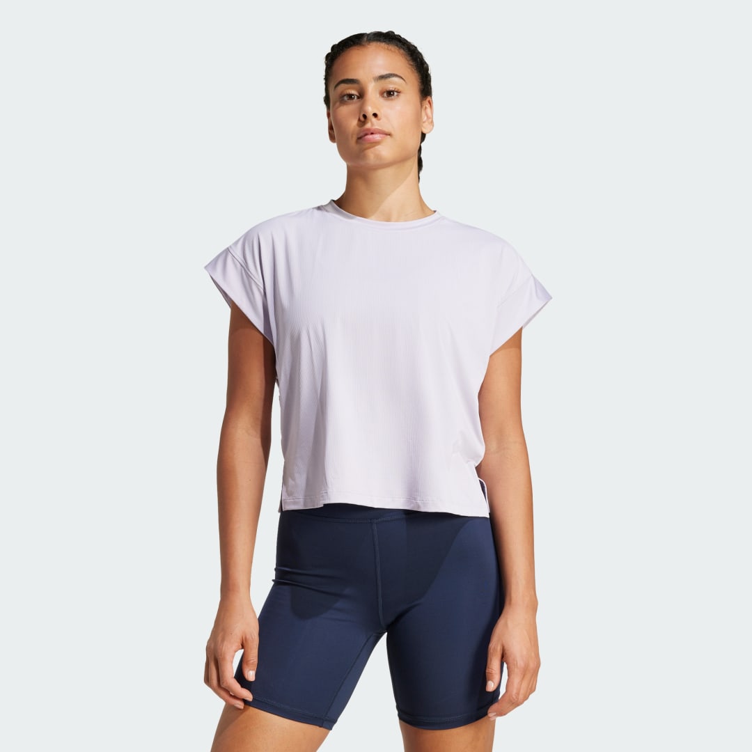 Majica adidas Performance Studio Tee Bela | IX0497, 0