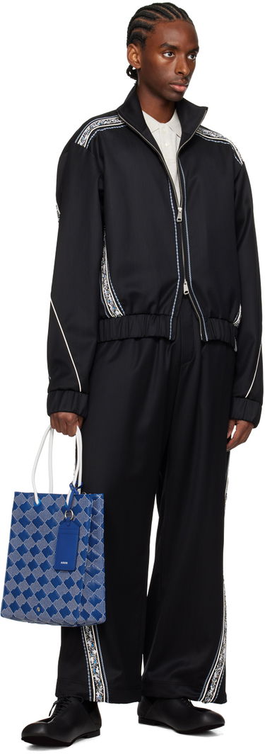 Trenirka ADER ERROR Embroidered Side Stripe Trousers Črna | BN01SSBT0105BK, 3