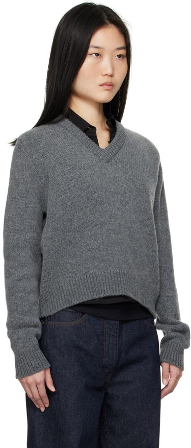 Pleteni pulover &Daughter &Daughter Glenn V-Neck Sweater Zelena | WL20224, 4