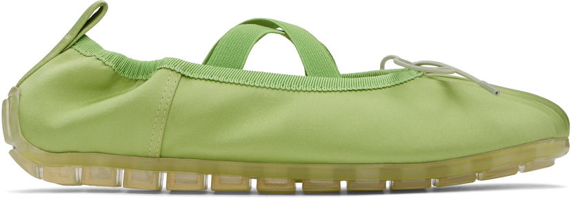 Oblačila Simone Rocha Simone Rocha Grip Ballerina Flats Zelena | BPT1 0802