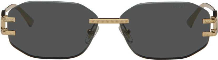 Sončna očala Versace Versace Damier Plaque Sunglasses Črna | 0VE2274 10028758 8056262249925
