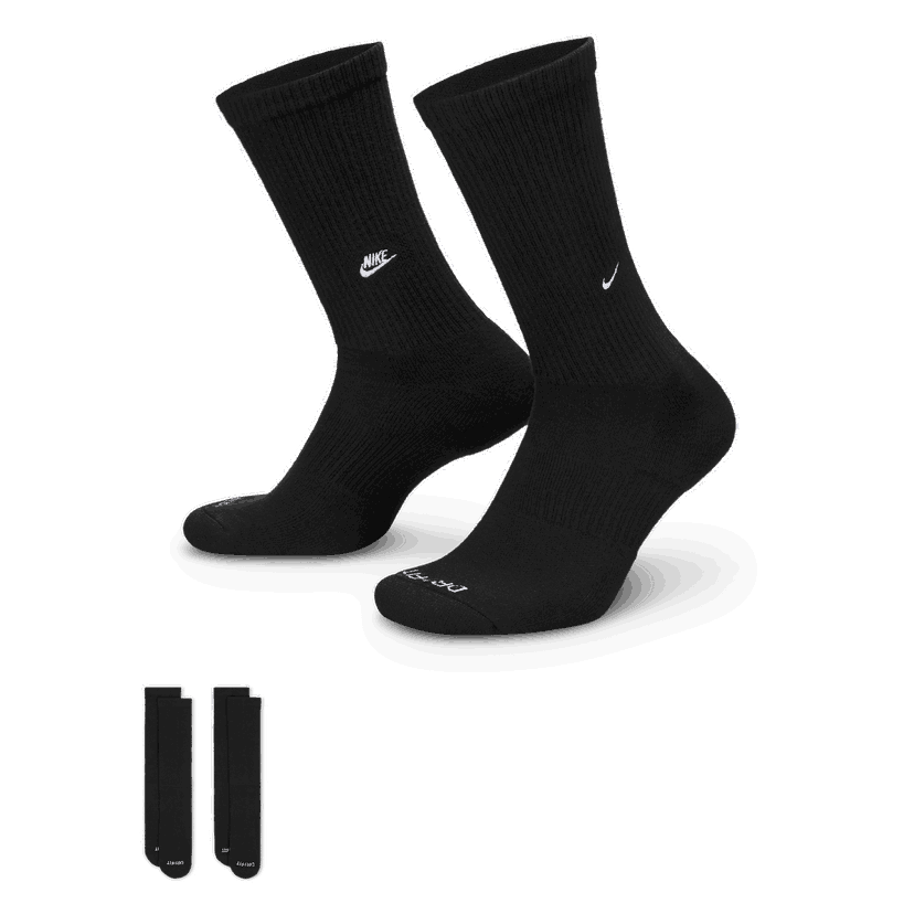 Nogavice Nike Everyday Cushioned Crew Socks (2 Pairs) Črna | FZ3073-011