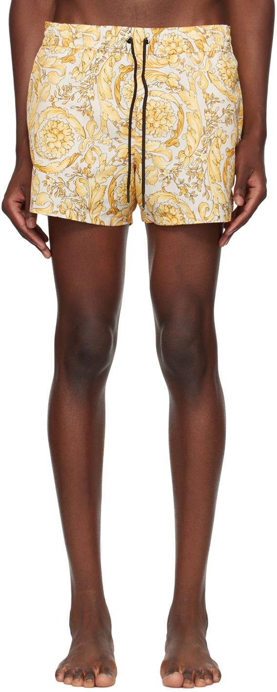Kopalke Versace Swim Shorts Rumena | ABU05020_1A11356