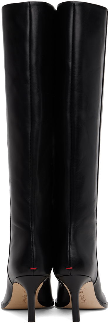 Oblačila Aeyde Aeyde Tula Leather Tall Boots Črna | A11-KB-TULP75ST95-FW24-800-001, 1