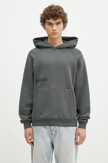 Pulover Napapijri Sweatshirt With Hood And Print Zelena | NP0A4I6MG1S1, 0