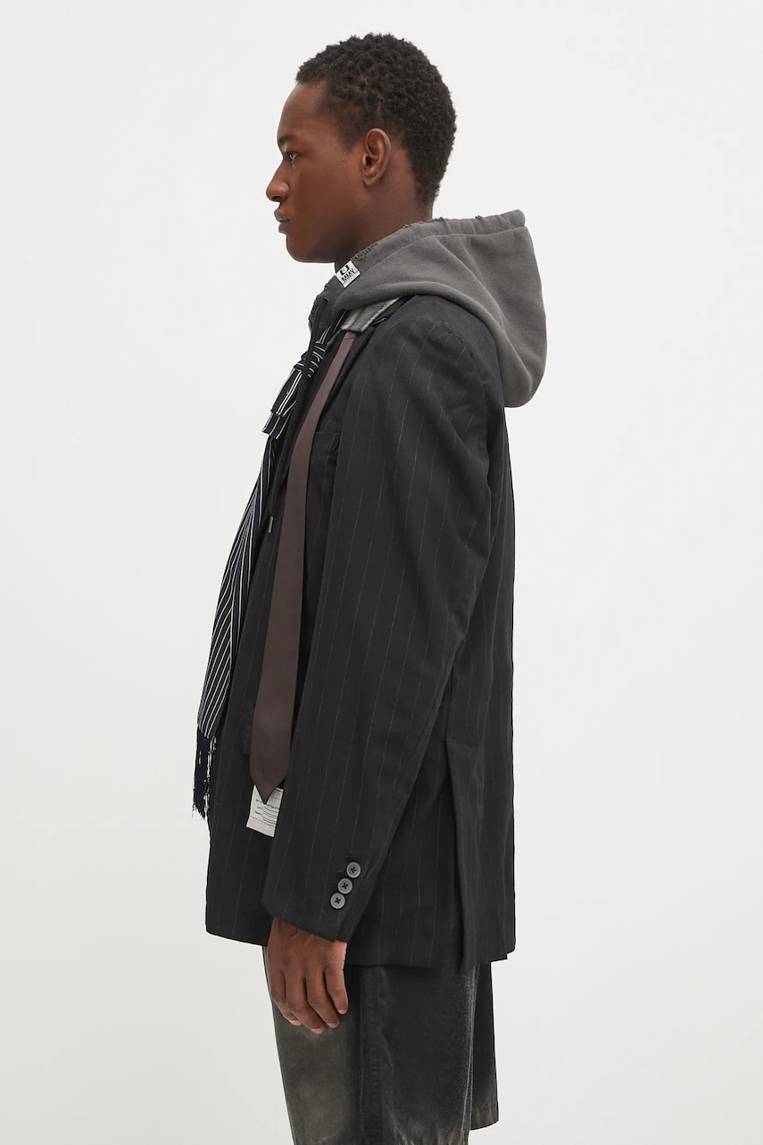 Jakna Maison MIHARA YASUHIRO Maison MIHARA YASUHIRO Triple Layered Jacket Črna | A14JK031, 1