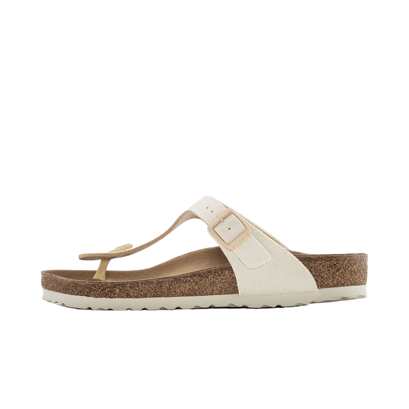 Superge in čevlji Birkenstock Gizeh Vegan Textile Narrow Fit Bež | 1024085