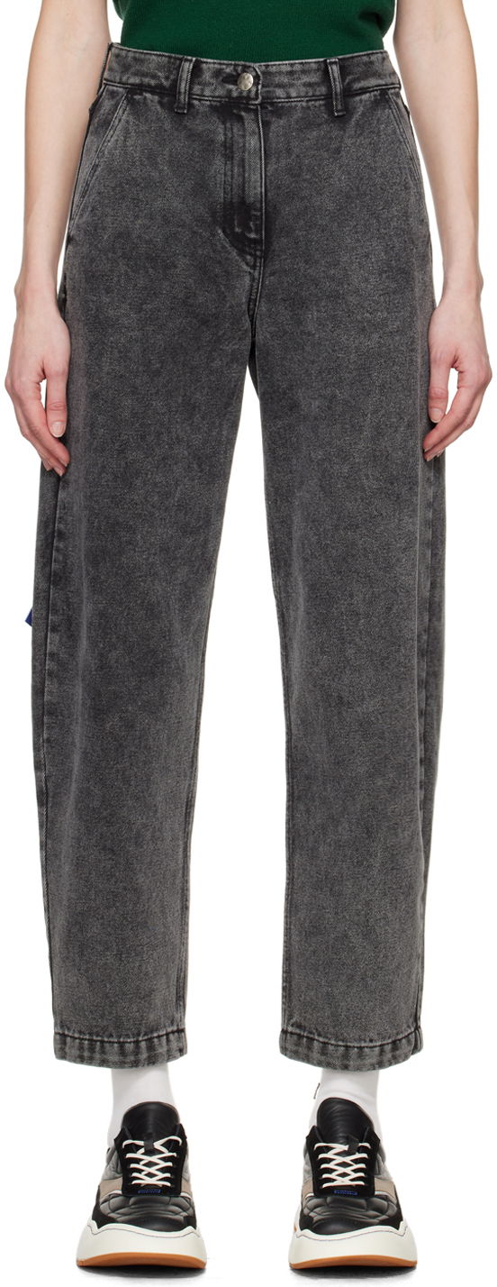 Kavbojke ADER ERROR Faded Denim Jeans Črna | BMSGFYJE0103BK