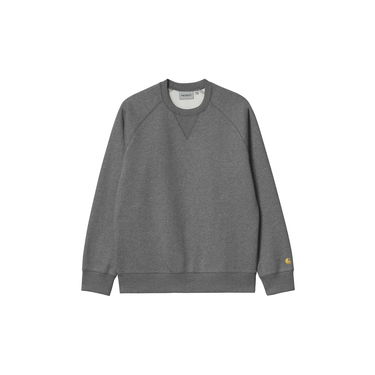 Pleteni pulover Carhartt WIP Chase Crewneck Siva | I033660_00C_XX, 4