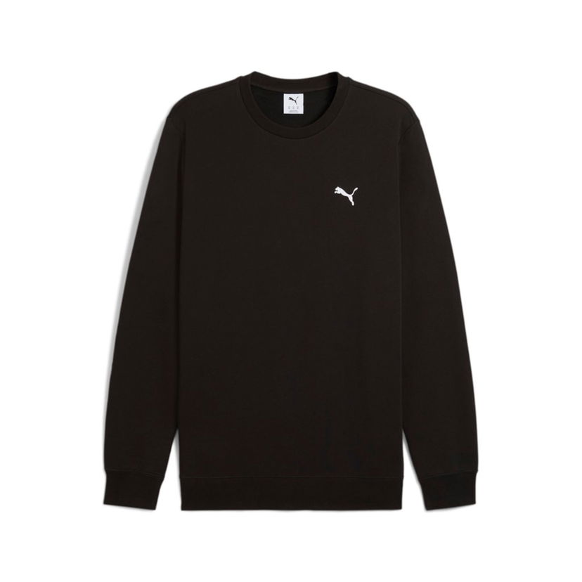Pleteni pulover Puma Essentials Crew Sweatshirt Črna | 682568-01