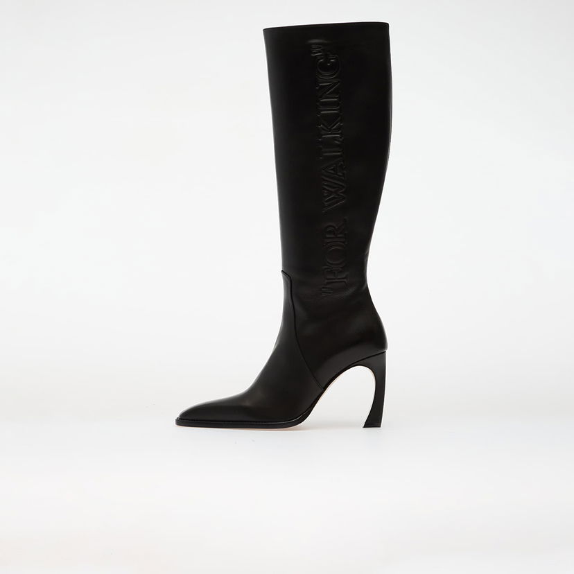 Superge in čevlji Off-White For Walking Loop Boot Black/ White Črna | OWIE04LF25LEA0011001