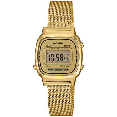 Ure CASIO Vintage LA670WEMY-9EF Kovinski | LA670WEMY-9EF, 0