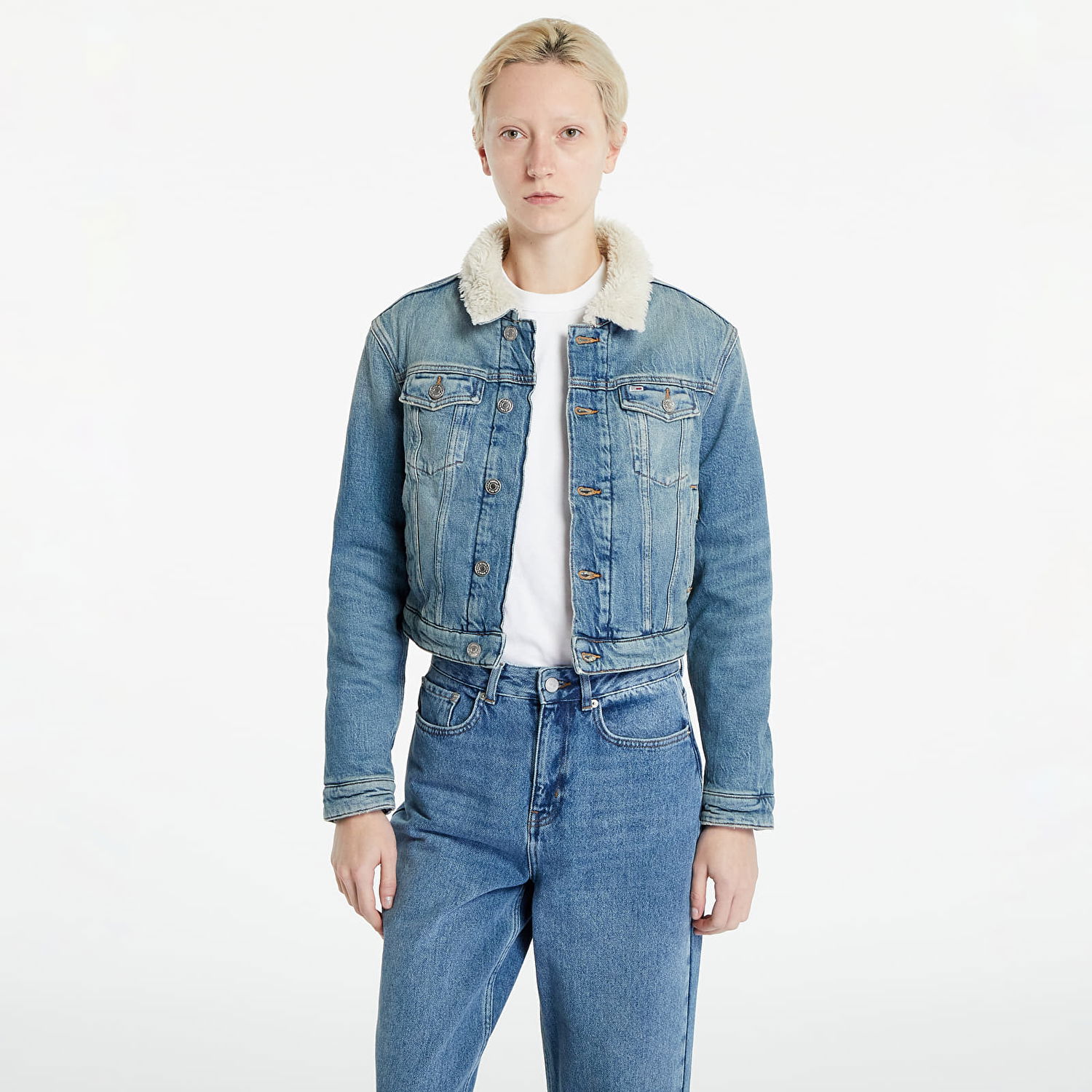 Jakna Tommy Hilfiger Tommy Jeans Izzie Slm Jacket Ted Mornarica | DW0DW16833 1A5, 0