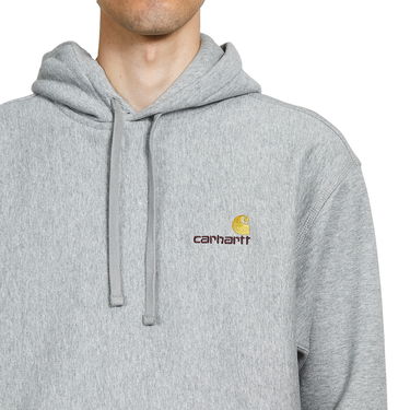 Pulover Carhartt WIP Hooded American Script Siva | I028279.V6.XX, 3