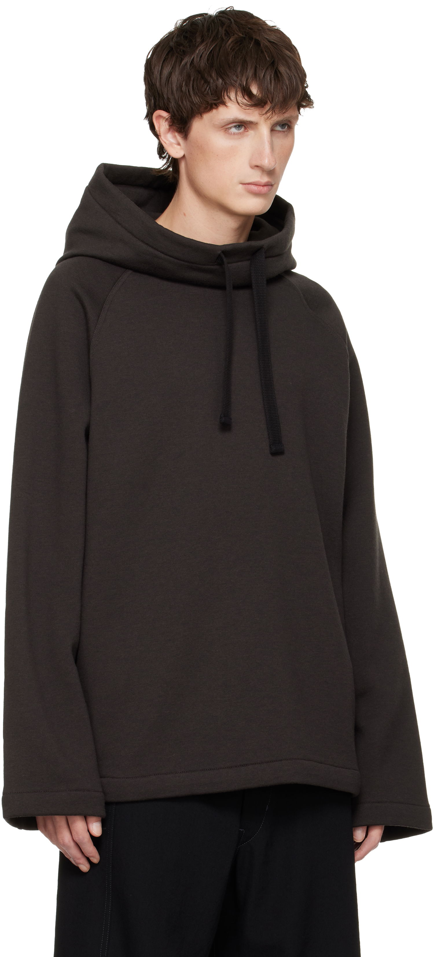 Pulover LEMAIRE Lemaire Hooded Top Rjava | TO1453 LJ1047, 1