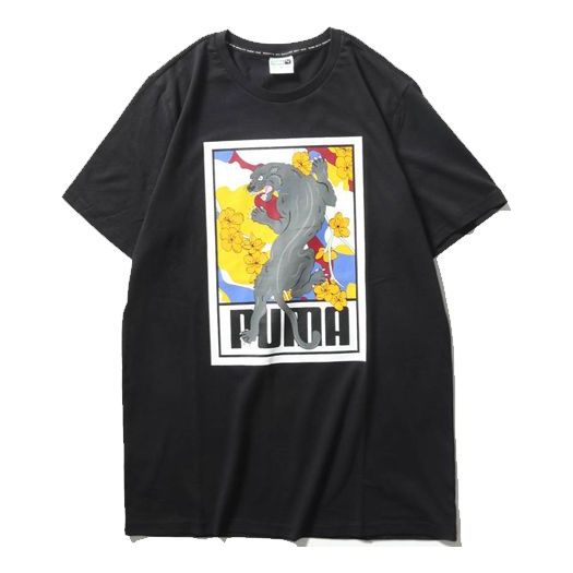 Majica Puma Sakura Pack Graphic Tee Črna | 595654-01, 0