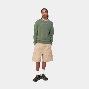 Pleteni pulover Carhartt WIP Duster Script Crewneck Zelena | I033065_1YF_GD, 1
