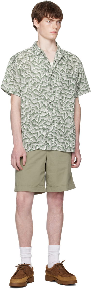 Srajce A.P.C. A.P.C. Roy Print Camp Collar Shirt Zelena | VIALX-H12608, 3