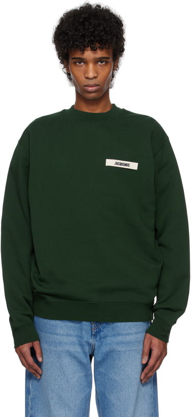 Pulover Jacquemus Les Classiques 'Le Sweatshirt Gros Grain' Sweatshirt Bež | 24E245JS206-2036, 4