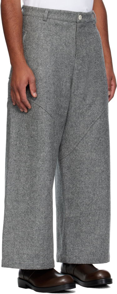Hlače sage NATION SAGE NATION Wool Carpenter Trousers Siva | S039 CARPENTER TROUSER WOOL MA, 1