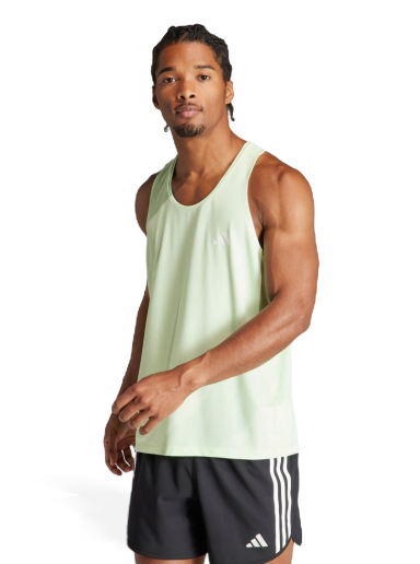 Majica brez rokavov adidas Performance Own The Run Tank Top Zelena | IN1530