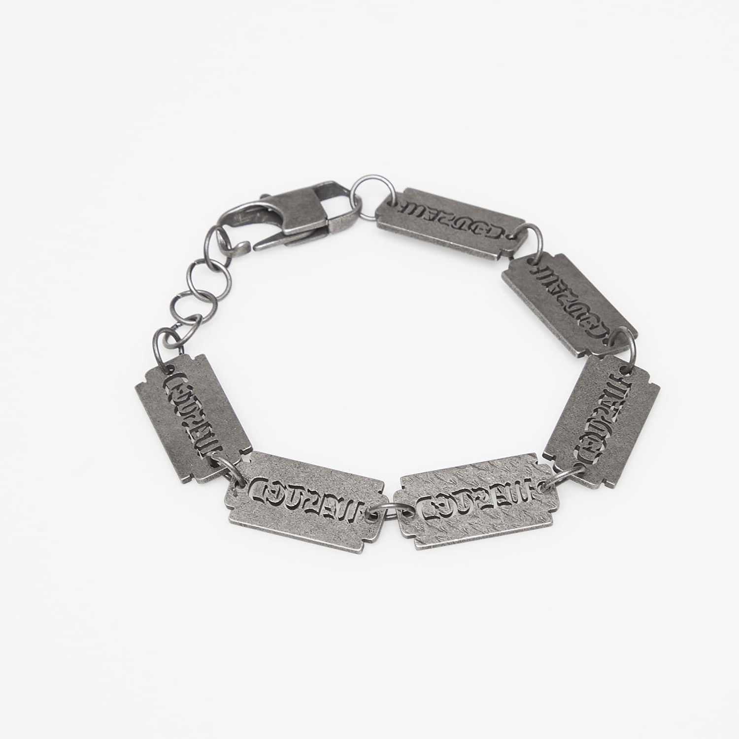 Zapestnica Wasted Paris Wasted U Sharp Razor Blade Bracelet Siva | WP_000312, 1