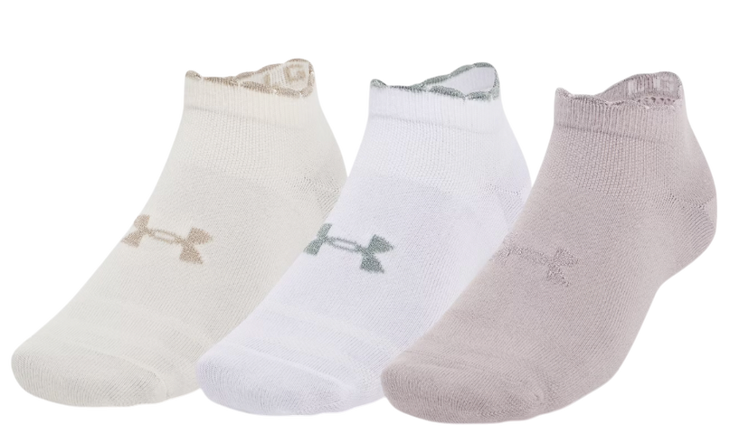 Nogavice Under Armour Under Armour UA Essential Low Cut Socks 3-Pack Bež | 1382958-009