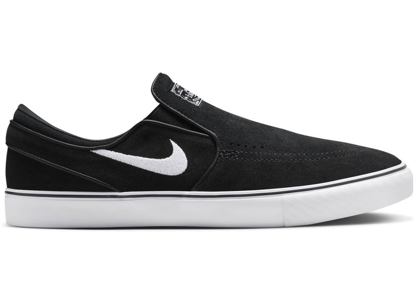 Skateboarding Nike SB Stefan Janoski+ Slip Black White Črna | FN5893-001