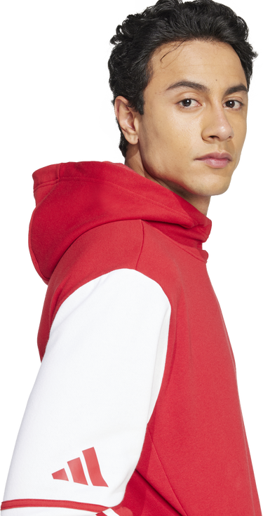 Pulover adidas Originals SQ25 SW Hoodie Rdeča | jd2973, 4
