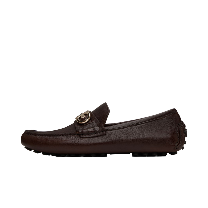 Superge in čevlji FERRAGAMO Leather Driver Loafers Rjava | 758350 20983007