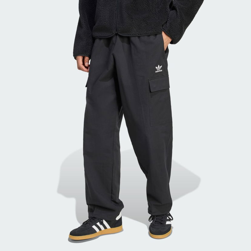 Cargo hlače adidas Performance Trefoil Essentials Woven Cargo Pants Črna | JX3913