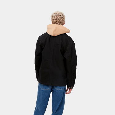 Plašči Carhartt WIP Michigan Coat (Summer) "Black rinsed" Črna | I031519_00E_02, 3