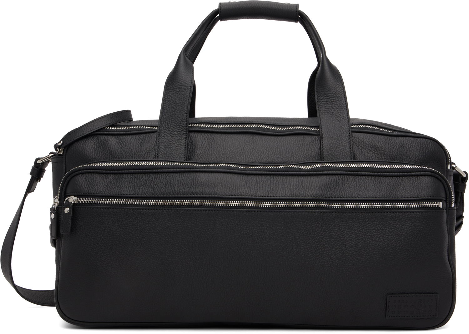 Potovalna torba Maison Margiela MM6 Maison Margiela Leather Travel Duffle Črna | SB6WI0006 P8326, 0