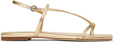 Modni dodatki Aeyde Aeyde Ella Leather Toe-Post Sandals Kovinski | A11-FS-BERS8MFL-0121-902-007, 0