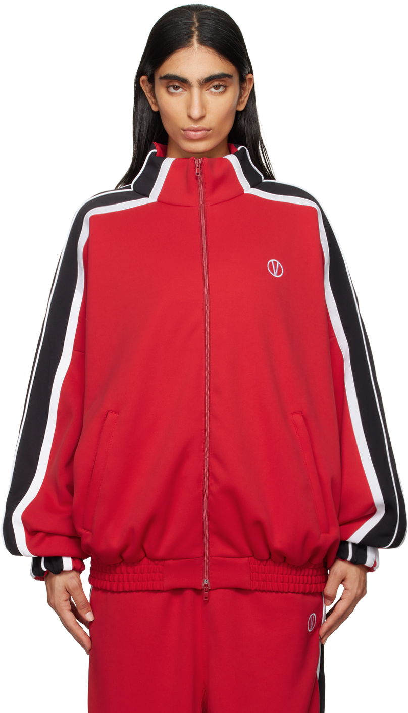 Jakna VETEMENTS Red Gym Track Jacket Rdeča | UA65JA440R