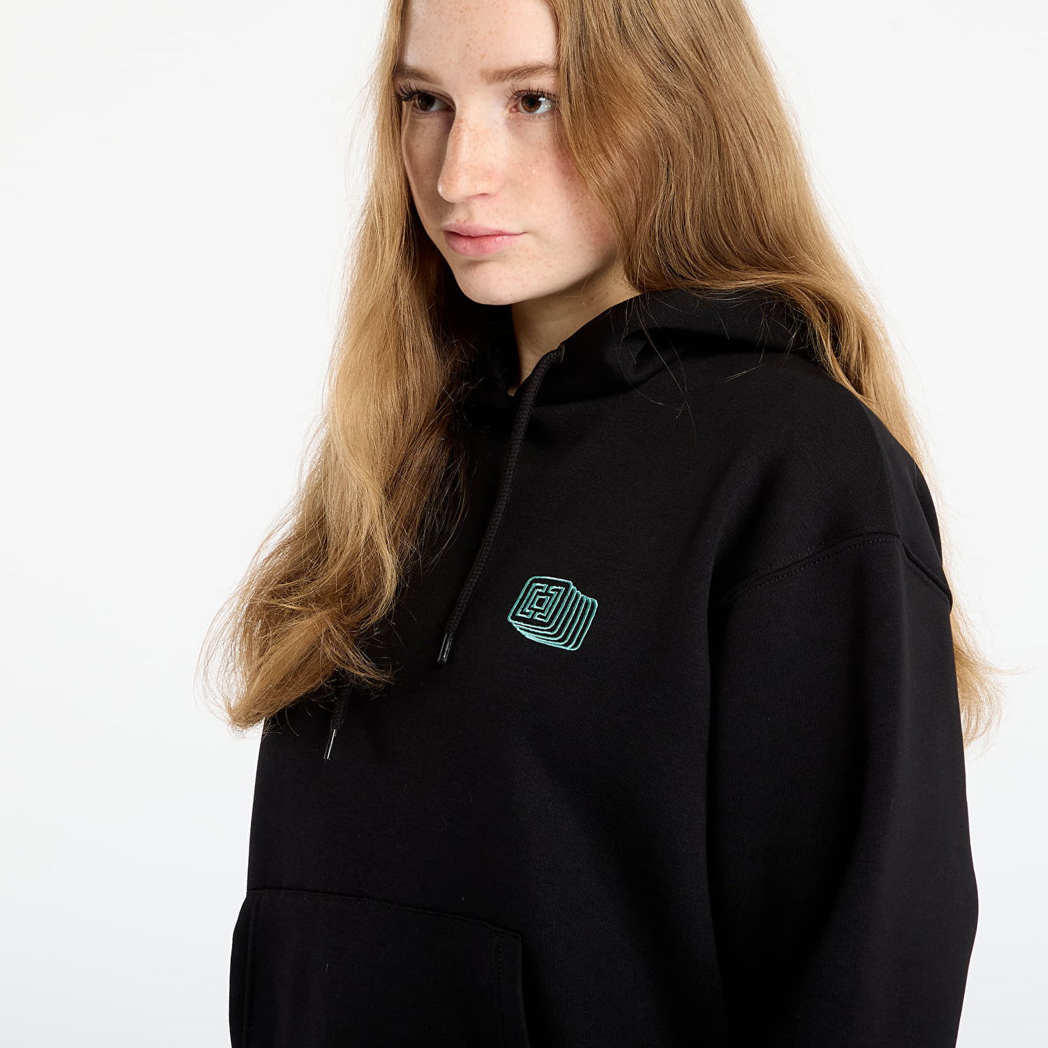 Pulover Horsefeathers Zave Hoodie Črna | SW952B, 1