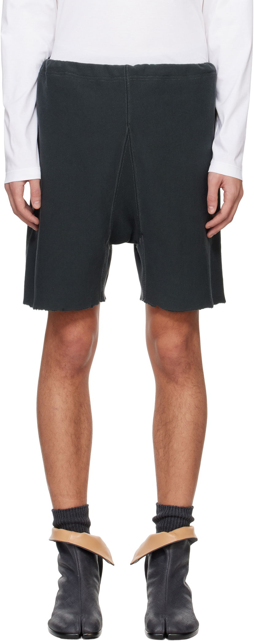 Kratke hlače Maison Margiela Maison Margiela Raw Edge Shorts Zelena | S50MU0085 M25019