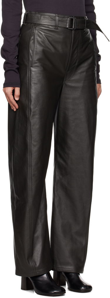 Hlače LEMAIRE Twisted Belted Pants Črna | PA1142 LL0095, 1