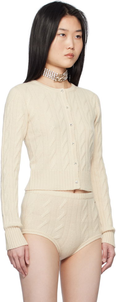 Pleteni pulover Blumarine Blumarine Wool & Cashmere Knit Cardigan Roza | P522M570A, 4