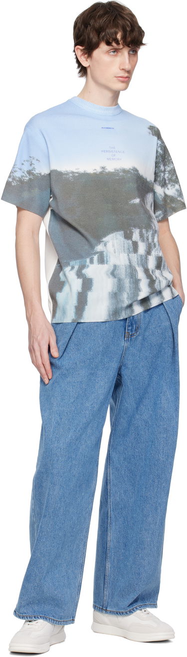 Majica ADER ERROR ADER error Half S Pull-Over Graphic T-Shirt Modra | BO01SSKT0503BL, 3