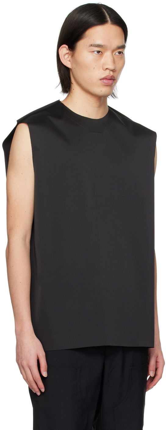 Majica brez rokavov We11done We11done Tie Embossed Tank Top Črna | WD-BL1-24-125-M-BK, 1