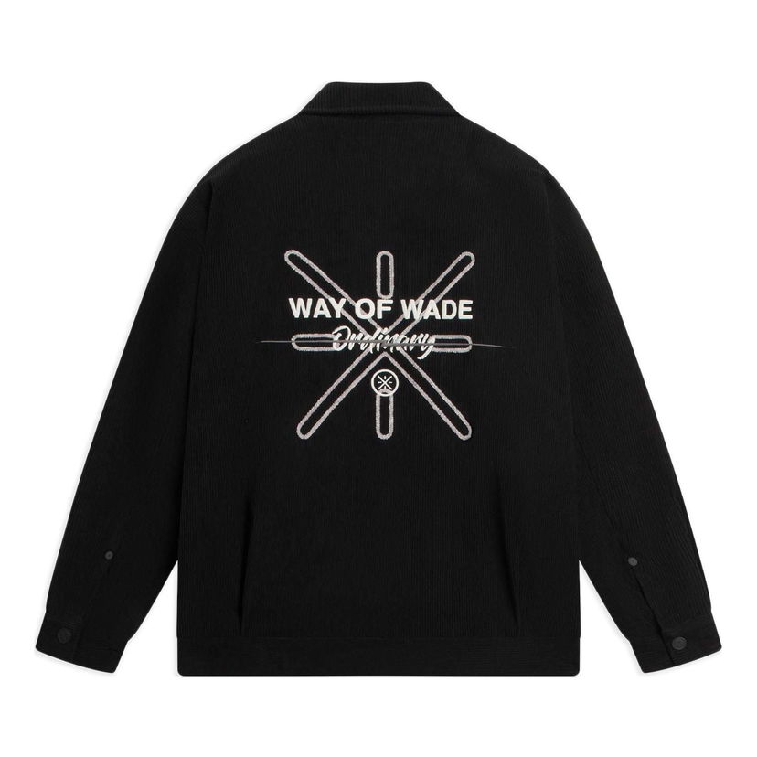 Jakna Li-Ning Wade Logo Corduroy Jacket Črna | AJMS065-1