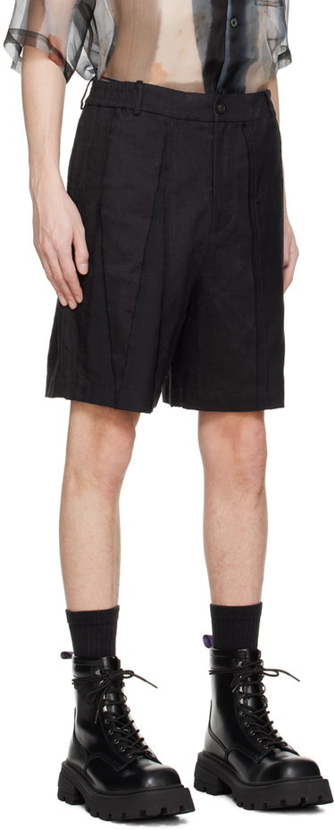 Kratke hlače Feng Chen Wang Feng Chen Wang Distressed Shorts Črna | FMS17ST05, 1