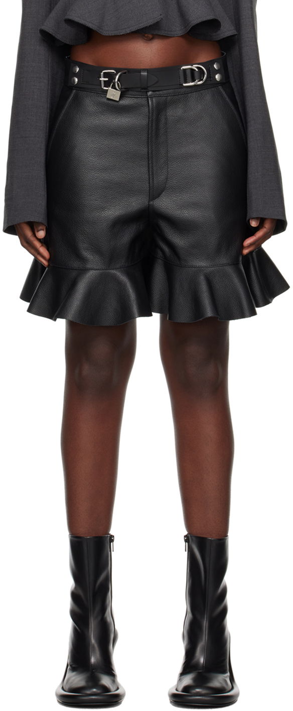 Kratke hlače JW Anderson Black Padlock Shorts Črna | LR0003-LT0059